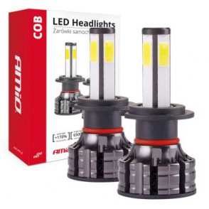 LED esitule pirnid 2tk H7 ventilaatoriga