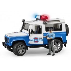 Bruder Land Rover politseiauto + politseinik 025957