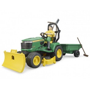 Bruder John Deere murutraktor haagisega, 62104